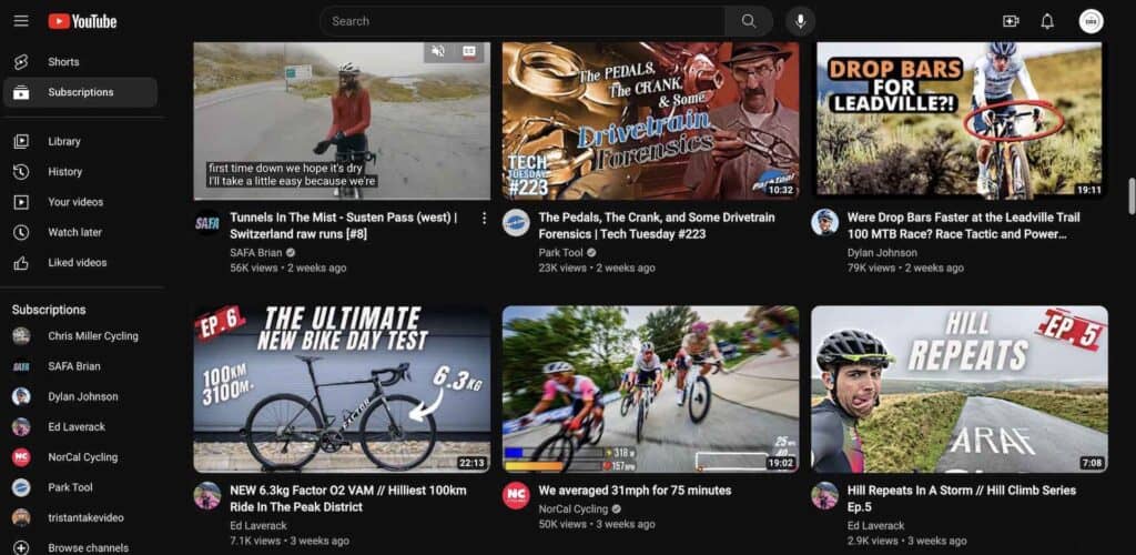 Best Cycling Youtube Channels 2023