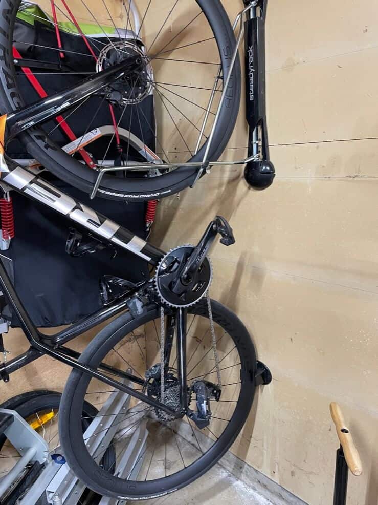 Steadyrack Classic mounted in my garage