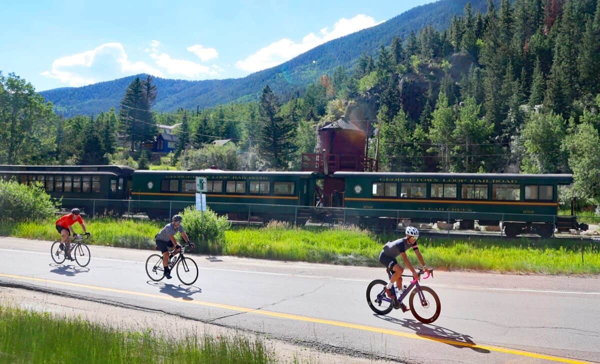 Photo: Reid Neureiter | Train at Georgetown - Triple Bypass