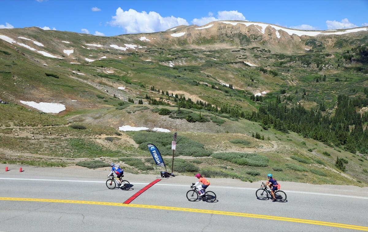 Photo: Reid Neureiter | Loveland Ski Resort in the background on Loveland Pass